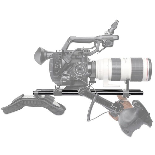 SmallRig 1054 2 adet 15mm Siyah Alüminyum Alaşımlı Çubuk (M12-40cm)