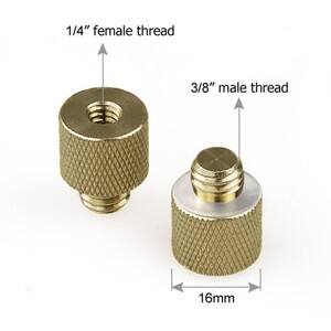 SmallRig 1069 1/4 ''Dişi - 3/8'' Erkek Vidalı Adaptör - Thumbnail
