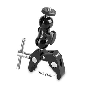 SmallRig 1138B Çift Bilyalı ve 1/4'' Vidalı Süper Kelepçe - Thumbnail