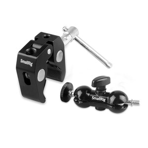 SmallRig 1138B Çift Bilyalı ve 1/4'' Vidalı Süper Kelepçe - Thumbnail