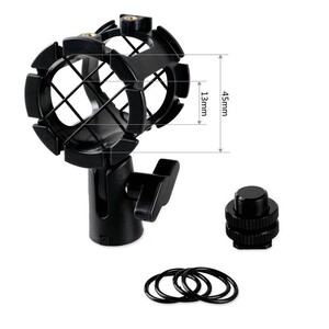 SmallRig 1859 Mikrofon Kasa Bağlantı Aparatı Boom Sopası için - Thumbnail