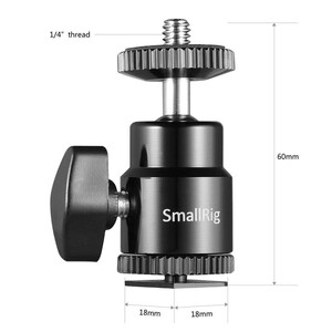 SmallRig 2059 1/4 ''Top Kafa Ek 1/4'' Vida (2 adet ) - Thumbnail