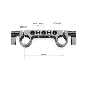 SmallRig 2061 Süper Hafif 15 mm Raylı Blok (2'li Paket) - Thumbnail