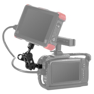 SmallRig 2071 Vidalı ve NATO Kelepçe Bilyalı Kafa - Thumbnail