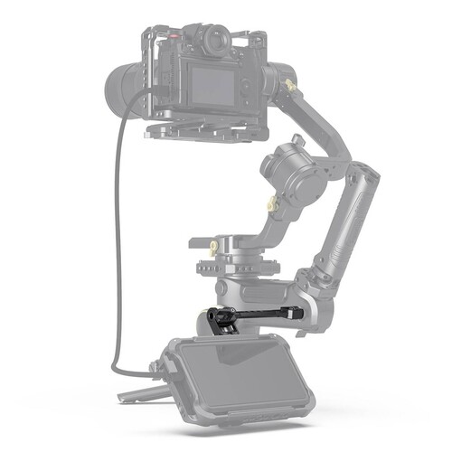 SmallRig 2889 DJI RONIN-S / SC ZHIYUN CRANE 2S / 3 / 3S / WEEBILL-S / MOZA AirCross 2 Gimbalar için Ayarlanabilir Monitör Kolu