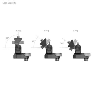 SmallRig 2903B ARRI Tarzı Vidalı Montajlı Döner ve Eğimli Ayarlanabilir Monitör Montajı - Thumbnail