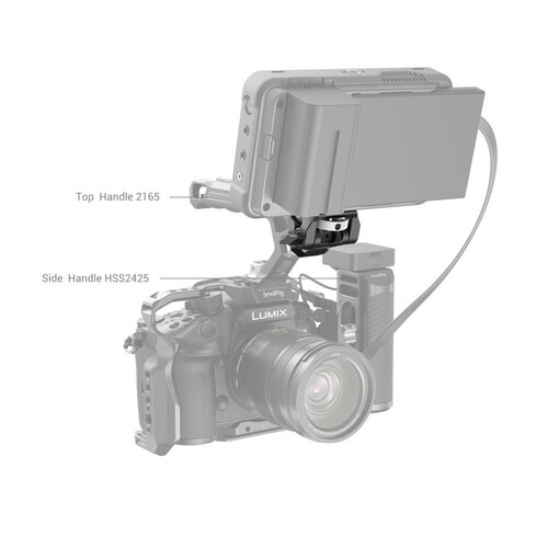 SmallRig 2903B ARRI Tarzı Vidalı Montajlı Döner ve Eğimli Ayarlanabilir Monitör Montajı