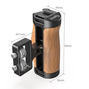 SmallRig 2913 Ahşap Mini Yan Sap (1/4”-20 Vida) - Thumbnail