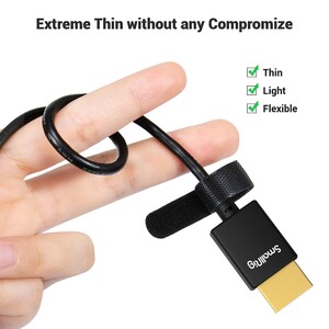 SmallRig 2956B Ultra-Slim 4K HDMI Kablo (A to A) (35cm) - Thumbnail