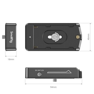SmallRig 3018 Sony NP-F Serisi Piller için Adaptör Plakası - Thumbnail