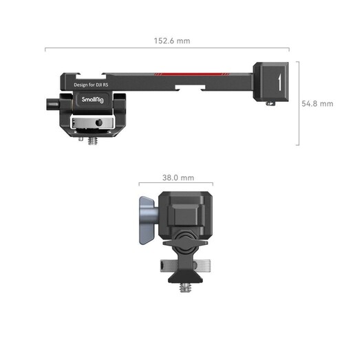 SmallRig 3026B DJI RS 2 / RSC 2 / RS 3 / RS 3 Pro / RS 3 Mini / RS 4 / RS 4 Pro için Monitör Montaj Desteği