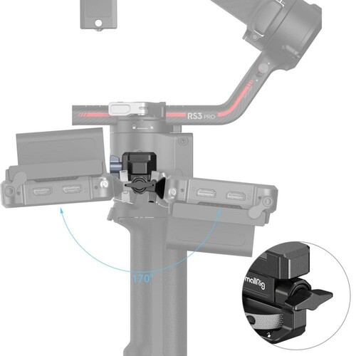 SmallRig 3026B DJI RS 2 / RSC 2 / RS 3 / RS 3 Pro / RS 3 Mini / RS 4 / RS 4 Pro için Monitör Montaj Desteği