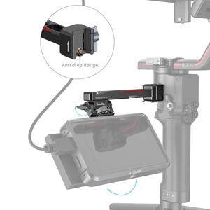 SmallRig 3026B DJI RS 2 / RSC 2 / RS 3 / RS 3 Pro / RS 3 Mini / RS 4 / RS 4 Pro için Monitör Montaj Desteği - Thumbnail