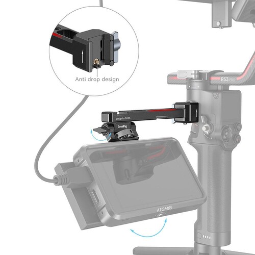 SmallRig 3026B DJI RS 2 / RSC 2 / RS 3 / RS 3 Pro / RS 3 Mini / RS 4 / RS 4 Pro için Monitör Montaj Desteği
