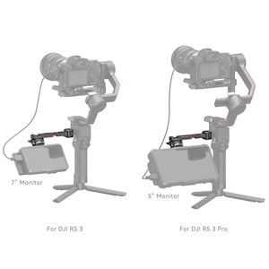 SmallRig 3026B DJI RS 2 / RSC 2 / RS 3 / RS 3 Pro / RS 3 Mini / RS 4 / RS 4 Pro için Monitör Montaj Desteği - Thumbnail
