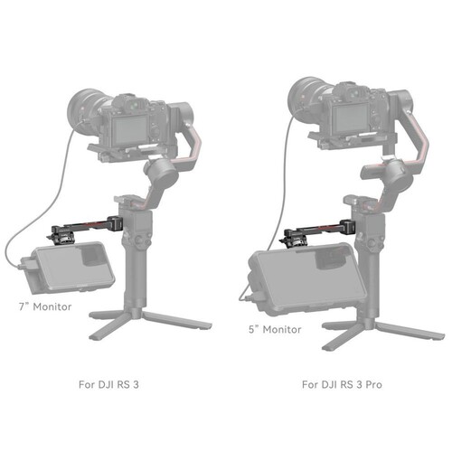 SmallRig 3026B DJI RS 2 / RSC 2 / RS 3 / RS 3 Pro / RS 3 Mini / RS 4 / RS 4 Pro için Monitör Montaj Desteği