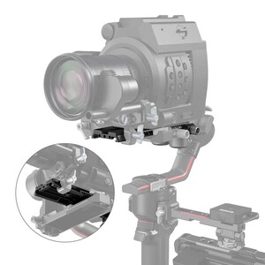 SmallRig 3031B DJI RS 2 Ronin-S Gimbal için Hızlı Çıkarma Plakası - Thumbnail