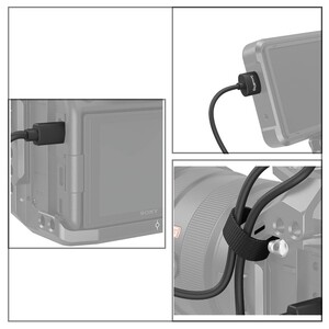 SmallRig 3043B Ultra Slim 4K HDMI Kablosu (D - A Micro) 55cm - Thumbnail