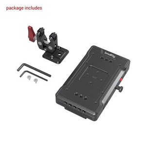 SmallRig 3202B V Montajlı Pil Adaptör Plakası Kelepçeli - Thumbnail