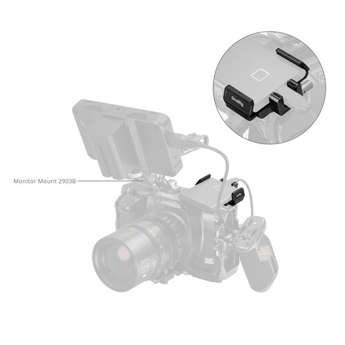 SmallRig 3272B SSD Kelepçesi Samsung T5 / T7 / T7 Shield / T9 ile uyumlu