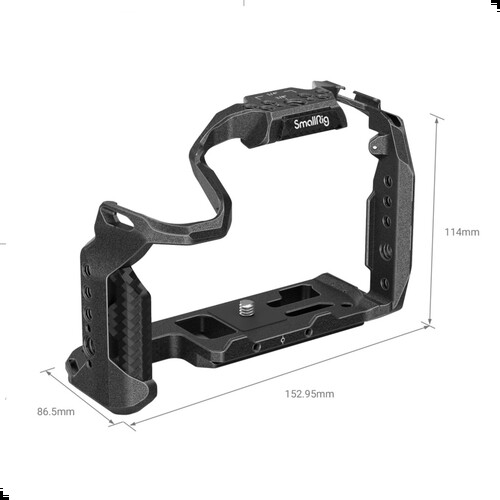 SmallRig 3440 Panasonic LUMIX GH6 için Black Mamba Serisi Kamera Kafesi