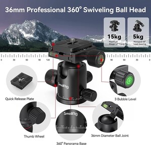 SmallRig 3474C CT-20 Alüminyum Alaşımlı Tripod - Thumbnail