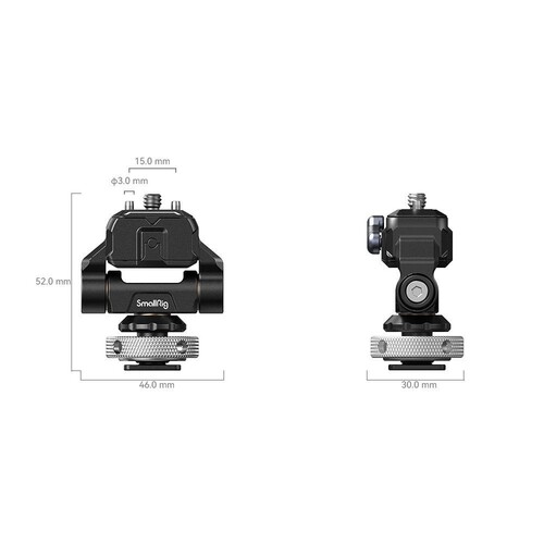 SmallRig 3514C Metal Yuvalı Hızlı Çıkarılabilir Monitör Kelepcesi