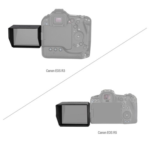 SmallRig 3673 Canon EOS R3/ EOS R5&R5 C Kamera için Güneşlik