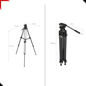 SmallRig 3751B AD-01 Profesyonel Video Tripod - Thumbnail