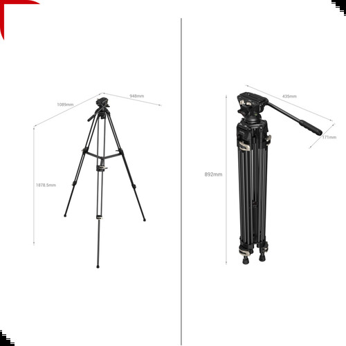 SmallRig 3751B AD-01 Profesyonel Video Tripod