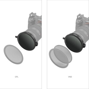 SmallRig 3864 95mm CPL-VND Filtre Kiti Çubuk Kelepçesi - Thumbnail
