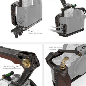 SmallRig 3872 FUJIFILM X-T5 için Retro Portatif Kafes Kiti - Thumbnail