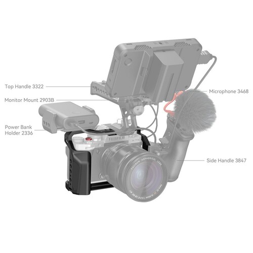 SmallRig 3872 FUJIFILM X-T5 için Retro Portatif Kafes Kiti