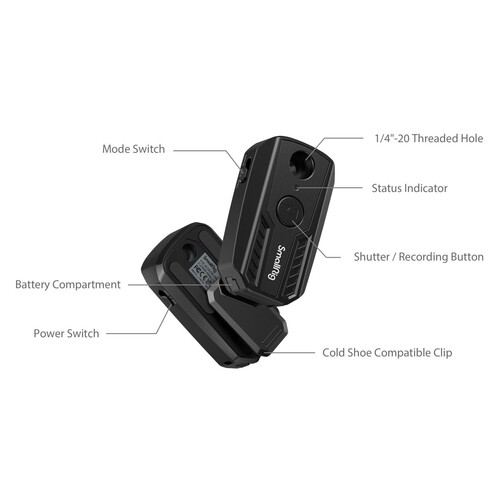 SmallRig 3902 Sony / Canon / Nikon Kameralar için Kablosuz Uzaktan Kumanda