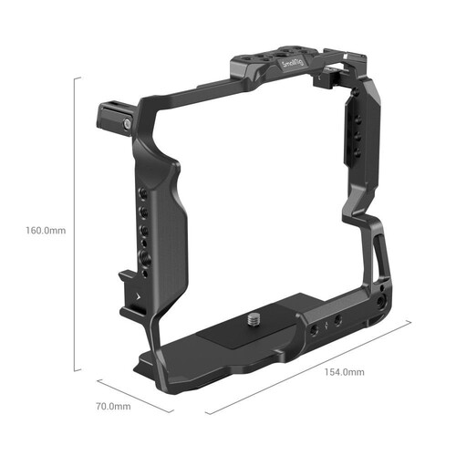 SmallRig 3933 FT-XH / VG-XH Pil Yuvası ile FUJIFILM X-H2 / X-H2S için Çok Fonksiyonlu Kafes