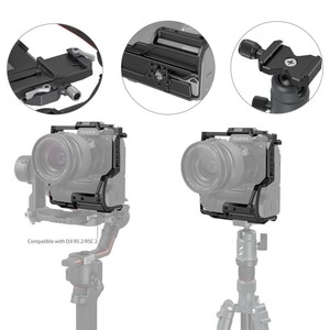 SmallRig 3933 FT-XH / VG-XH Pil Yuvası ile FUJIFILM X-H2 / X-H2S için Çok Fonksiyonlu Kafes - Thumbnail