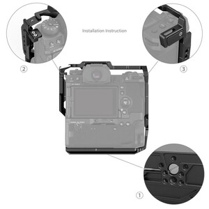 SmallRig 3933 FT-XH / VG-XH Pil Yuvası ile FUJIFILM X-H2 / X-H2S için Çok Fonksiyonlu Kafes - Thumbnail
