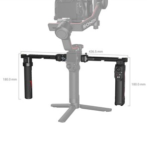 SmallRig 3954 DJI RS Serisi için Kablosuz Kontrollü Çift El Tutacağı - Thumbnail