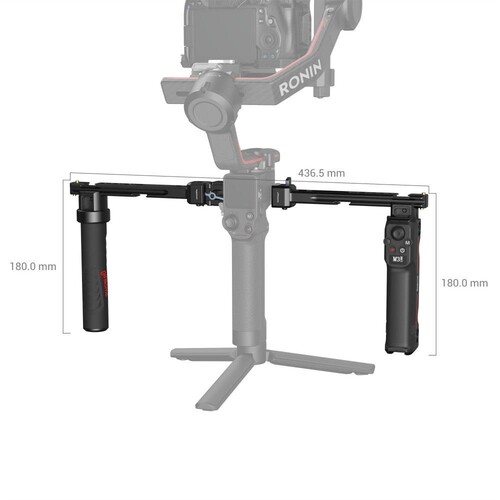 SmallRig 3954 DJI RS Serisi için Kablosuz Kontrollü Çift El Tutacağı