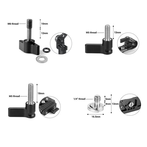 SmallRig 3995 Vida Kanat Somunu Seti