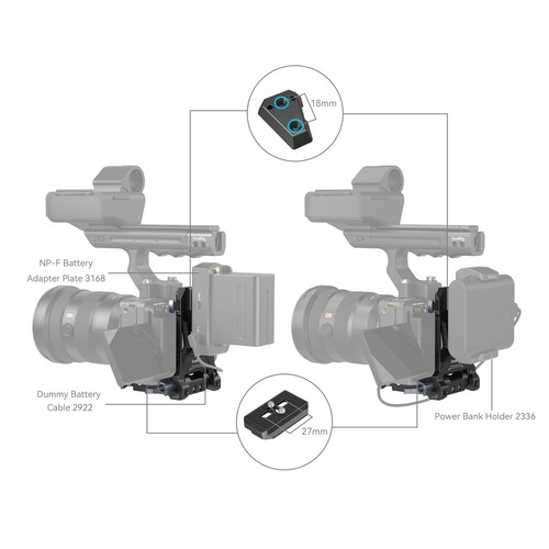 SmallRig 4064B V-Mount Pil Montaj Sistemi