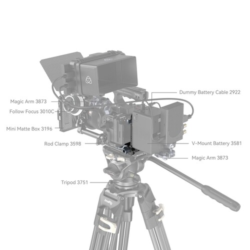 SmallRig 4064B V-Mount Pil Montaj Sistemi