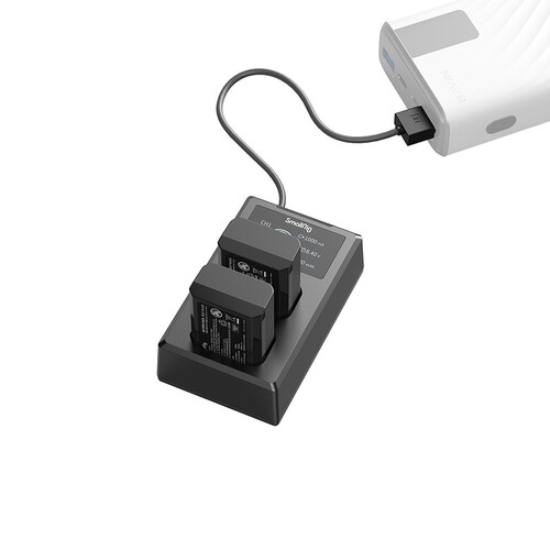 SmallRig 4081 NP-FW50 Çiftli Şarj Cihazı