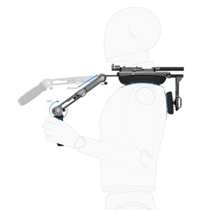 SmallRig 4181 SR007 Pro HawkLock Omuz Ring - Thumbnail
