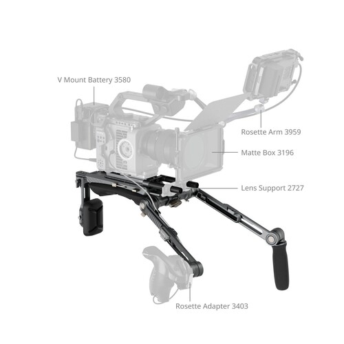 SmallRig 4181 SR007 Pro HawkLock Omuz Ring