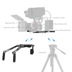 SmallRig 4181 SR007 Pro HawkLock Omuz Ring - Thumbnail