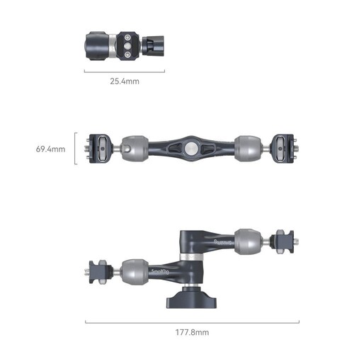 SmallRig 4194 Rozet Kollu Magic Arm (7 inç)