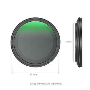 SmallRig 4215 (1-5 Stop) Manyetik VND Filtre ND2-ND32 52mm - Thumbnail