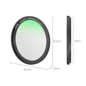 SmallRig 4217 MagEase Manyetik 1/4 Etkili Siyah Sis Filtresi (52mm) - Thumbnail