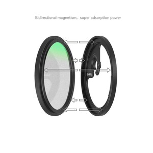 SmallRig 4217 MagEase Manyetik 1/4 Etkili Siyah Sis Filtresi (52mm) - Thumbnail